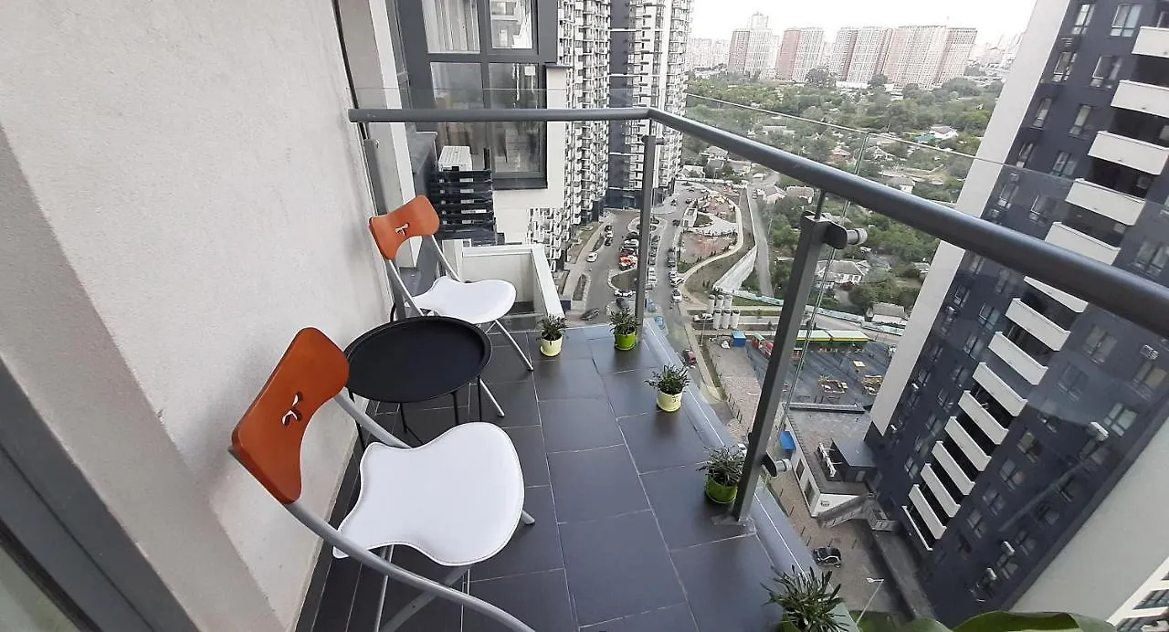 Apartament Красивая Квартира С Шикарным Видом У Метро Kijów Ukraina